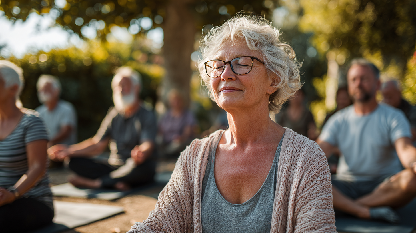 Pokojné jogové štúdio s prírodným svetlom